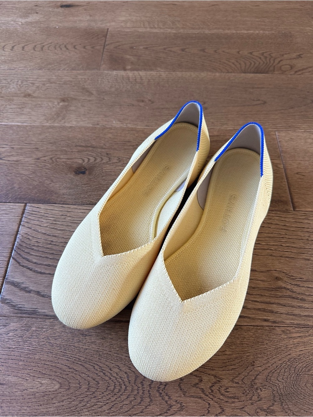 Rothy’s The Flat Shoes Yellow Sz 8.5